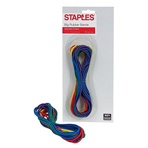 Staples Brand Large Rubber Bands 24 Pack - Image 2