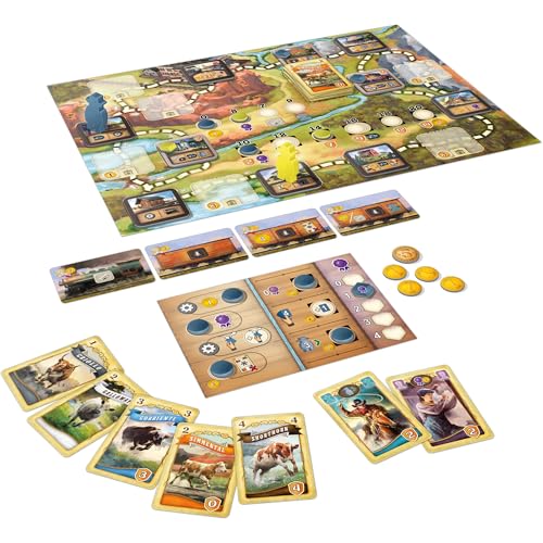 Lookout Great Western Trail El Paso Board Game FastPaced Cattle Trade Strategy Game Compact TravelFriendly for Kids Adults Ages 12 14 Players 6090 Min Playtime Made by Lookout Games - Image 5