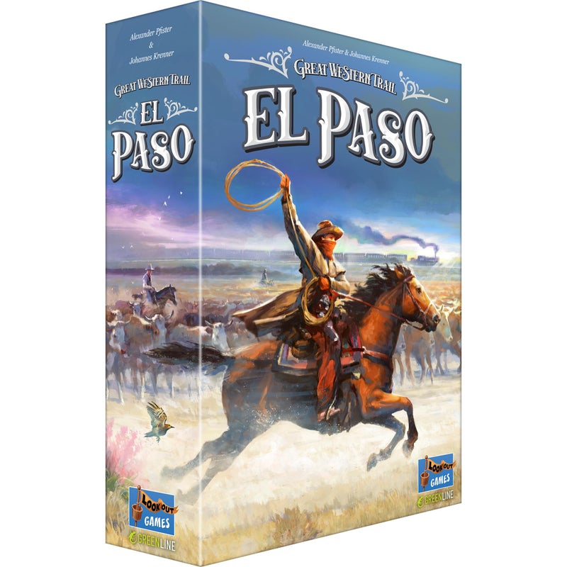 Lookout Great Western Trail El Paso Board Game FastPaced Cattle Trade Strategy Game Compact TravelFriendly for Kids Adults Ages 12 14 Players 6090 Min Playtime Made by Lookout Games - Image 2