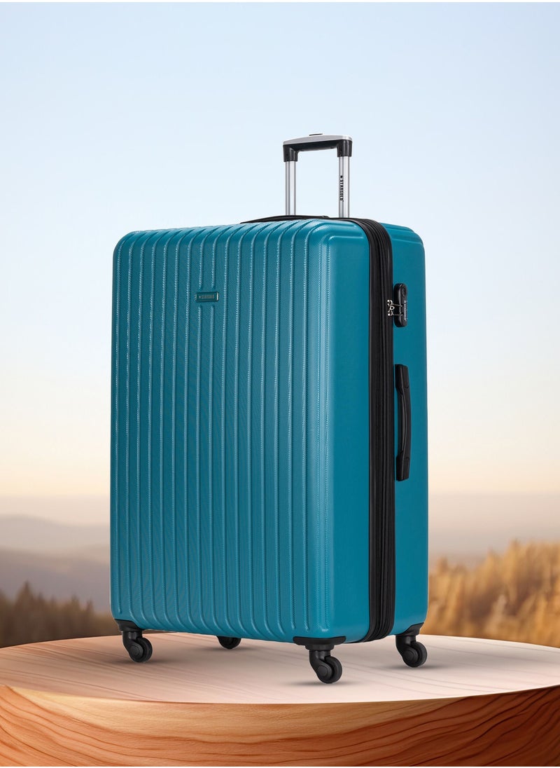 Stargold - 4 Pack Of Hardside Spinner Number Locked Luggage Trolley Indigo Blue - Image 1