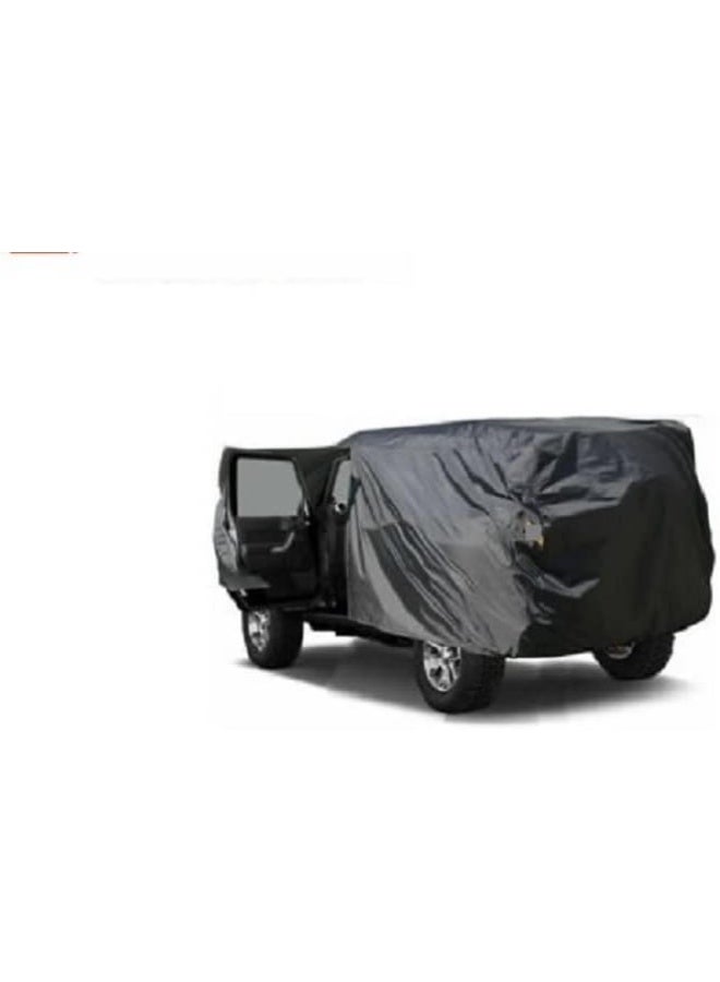 Double Layer Car Cover, Heavy Duty PVC Outer Layer with Soft Cotton Inner Lining, Full Vehicle Protection Against Rain, Dust, Sun and Outdoor Weather, Durable Waterproof Cover for Large SUVs - Image 5