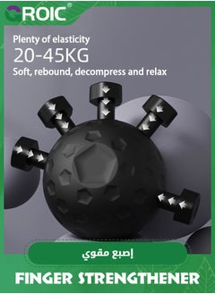 GROIC Finger Strengthener, Grip Strength Trainer, Adjustable Finger Exerciser, Finger Strengthener For Grip Strength, Hand Exercises For Climbing, Athletes, Musicians And Therapy, 20-45 Kg  - Image 5