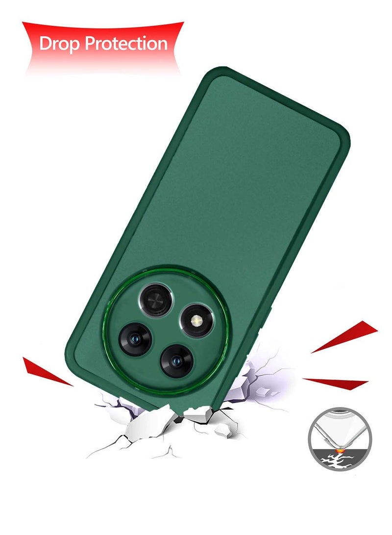 Wtech Honor X9c 5G 2024 / Honor Magic7 Lite 5G 2025 Soft Transparent TPU Silicone Ultra Thin Phone Stylish Electroplated Camera Border Back Case Cover - Dark Green - Image 3