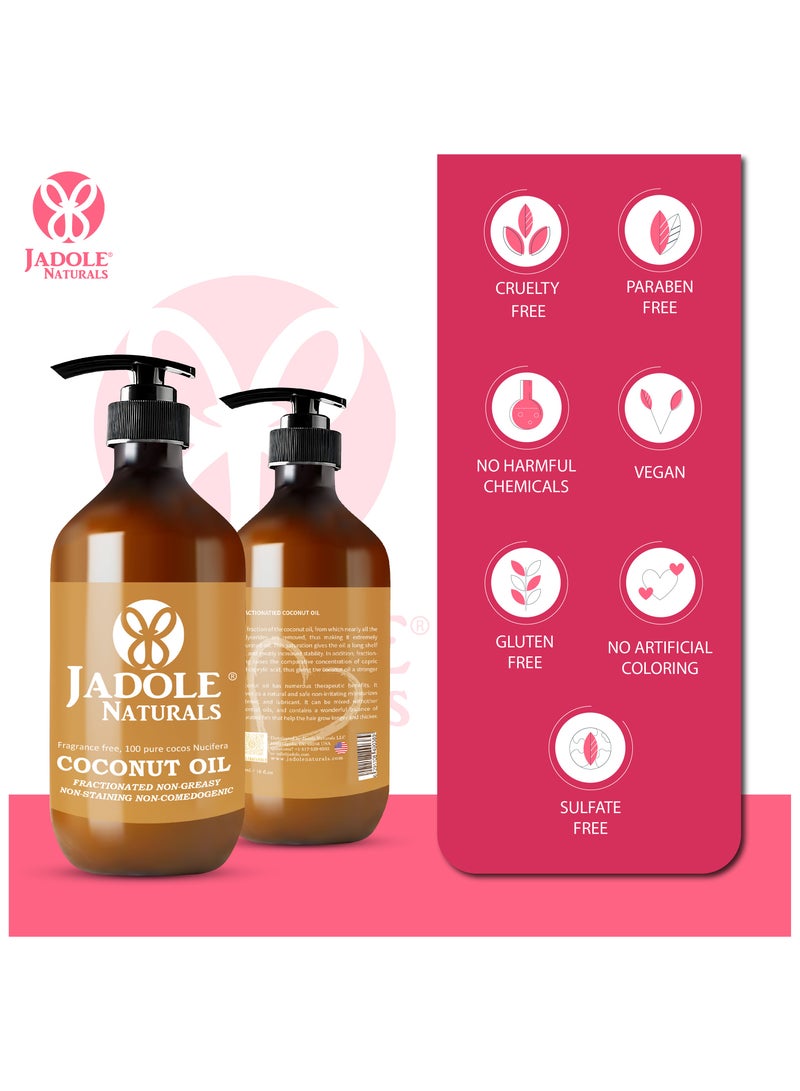 Jadole Naturals Coconut Oil, Improve Hair Growth, Adds Volume, Shine & Moisturize - Image 5