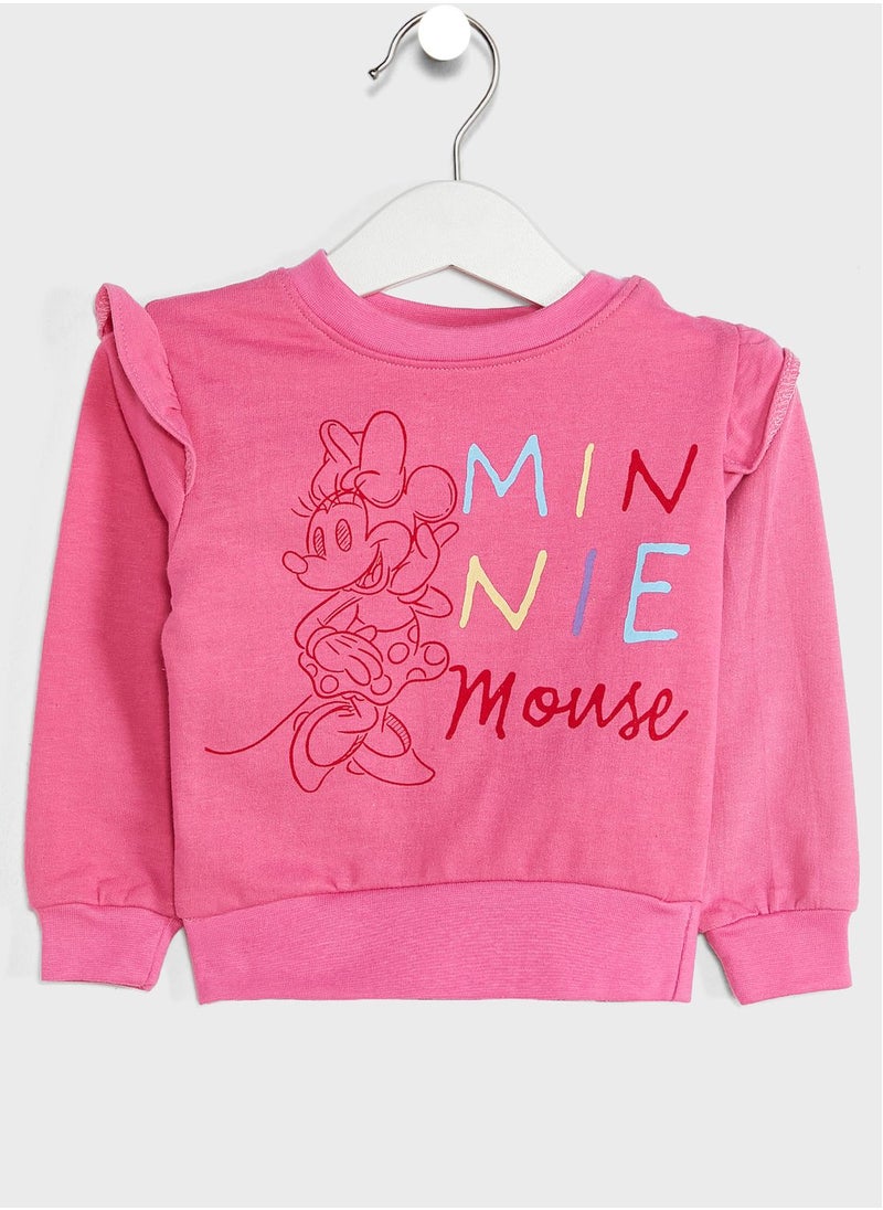 Disney - Infant Minnie Mouse Sweatshirt - Image 1