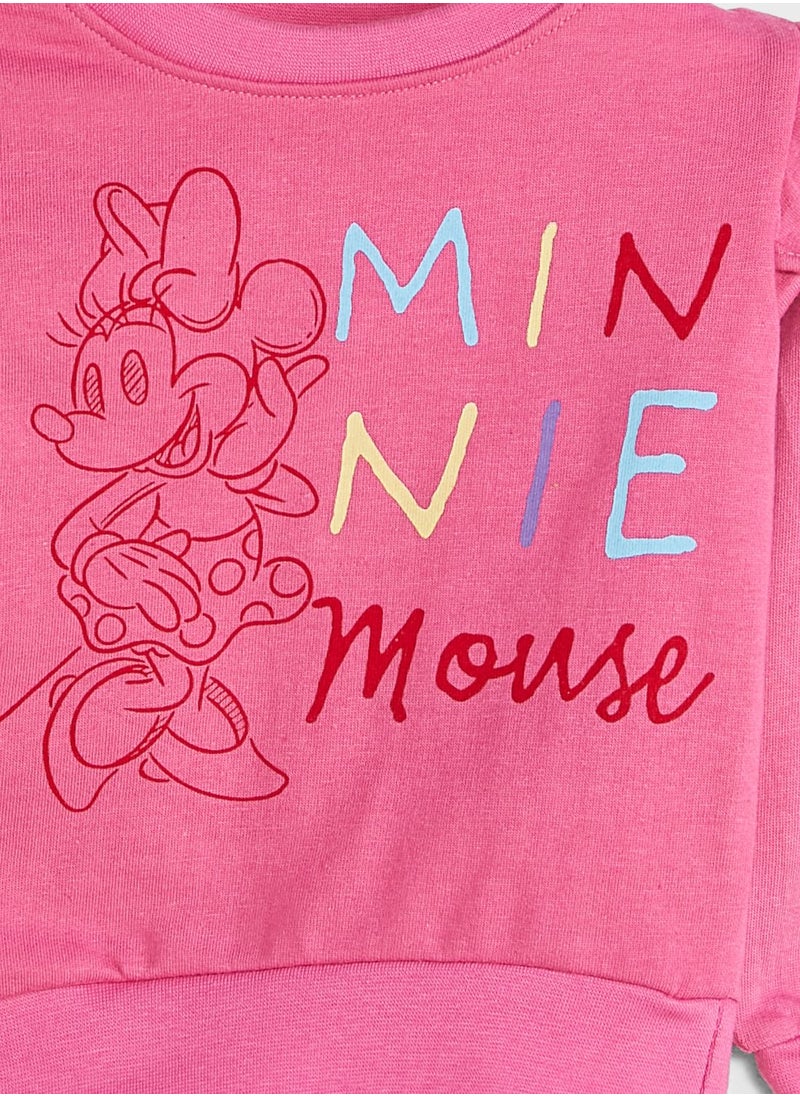 Disney - Infant Minnie Mouse Sweatshirt - Image 1