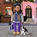 Lori Mini Doll Toy Dog 6Inch Doll Boston Terrier Pup Play Set with Outfit Animal Accessories Ilyssa Indigo Playset for Kids 3 Years - Image 4