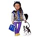 Lori Mini Doll Toy Dog 6Inch Doll Boston Terrier Pup Play Set with Outfit Animal Accessories Ilyssa Indigo Playset for Kids 3 Years - Image 2
