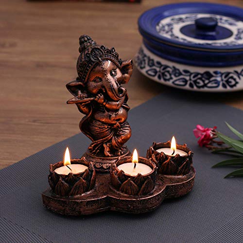 zart Resin Tea Light Candle Holder - Image 1