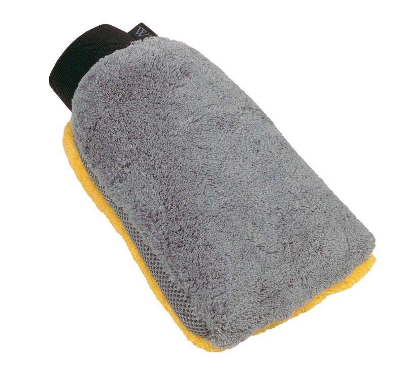 Carrand 40310 3-in-1 Waterproof Microfiber Car Wash Mitt , Yellow - Image 2