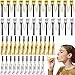Skylety 48 Pcs Noise Makers Glitter Noise Makers Metallic Fringed Party Blowers Noisemakers Horns for Adults Birthday Graduation Sporting Events 2026 New Years Party Favor Supplies Gold Silver - Image 3