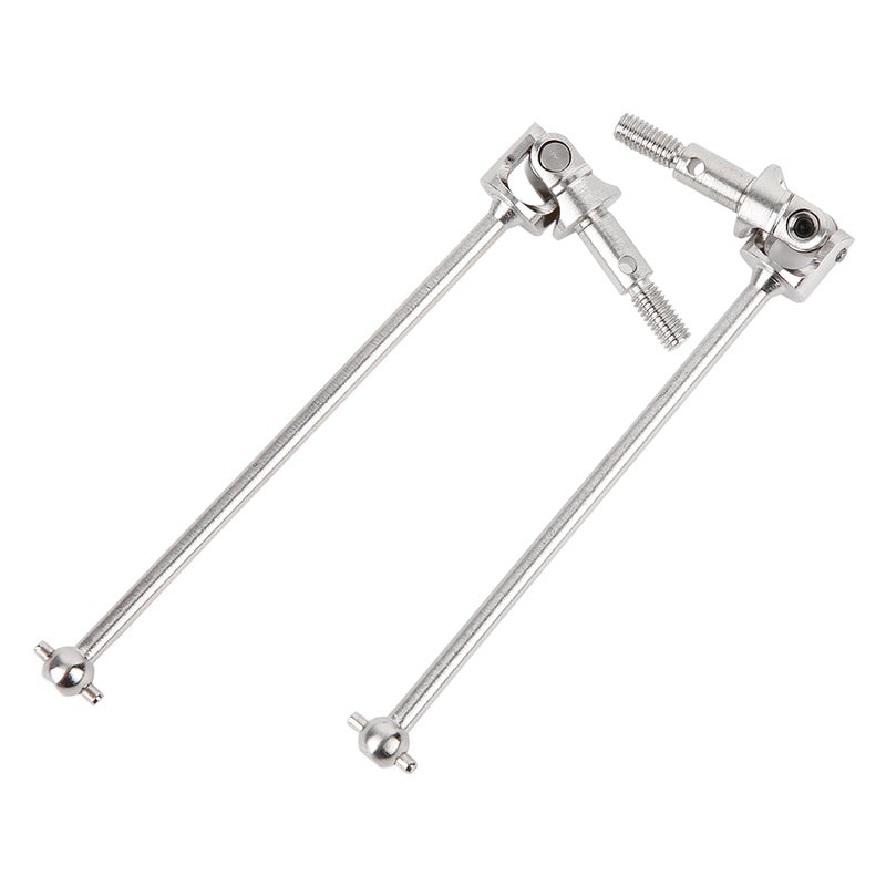 RC Drive Shaft: 1/10 Size Silver Metal CNC Machined - High Precision Durable Anti-Dropping Universal Drive Shaft for HSP 94111 / 94108 RC Cars - Image 4