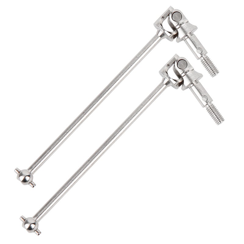 RC Drive Shaft: 1/10 Size Silver Metal CNC Machined - High Precision Durable Anti-Dropping Universal Drive Shaft for HSP 94111 / 94108 RC Cars - Image 3