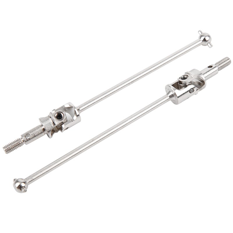 RC Drive Shaft: 1/10 Size Silver Metal CNC Machined - High Precision Durable Anti-Dropping Universal Drive Shaft for HSP 94111 / 94108 RC Cars - Image 1