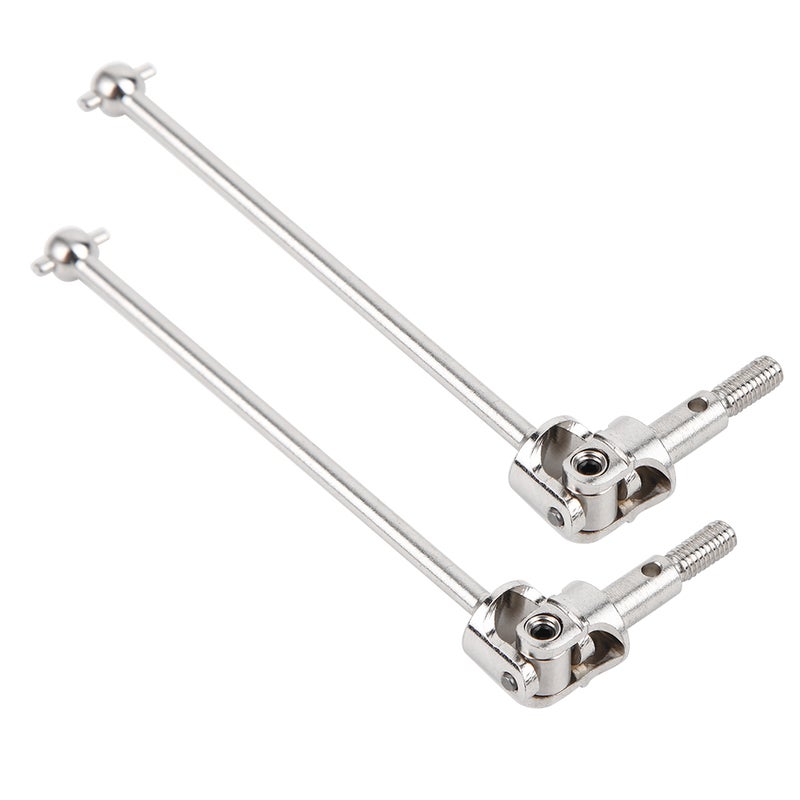RC Drive Shaft: 1/10 Size Silver Metal CNC Machined - High Precision Durable Anti-Dropping Universal Drive Shaft for HSP 94111 / 94108 RC Cars - Image 2