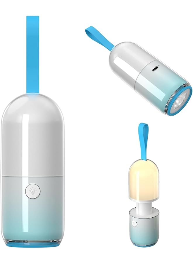 PROMASS LED Flashlights Camping Lantern Rechargeable Mini Camping Flashlights with 5 Modes, Powerful and Bright for Outdoor Use Power Outages, Hiking, Emergency, Home - Image 1