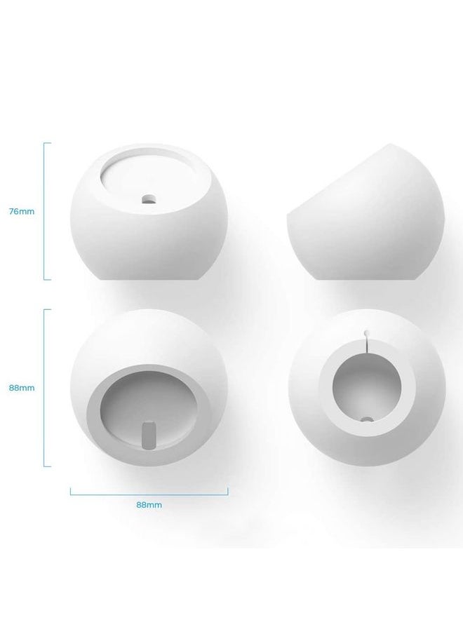 HuHa - Silicone Pellet Magsafe Magnetic Charger Holder for iPhone 12 Series(White) - Image 1