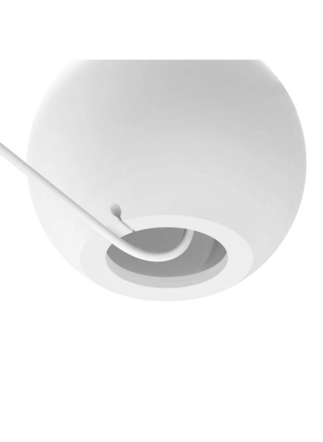 HuHa - Silicone Pellet Magsafe Magnetic Charger Holder for iPhone 12 Series(White) - Image 1