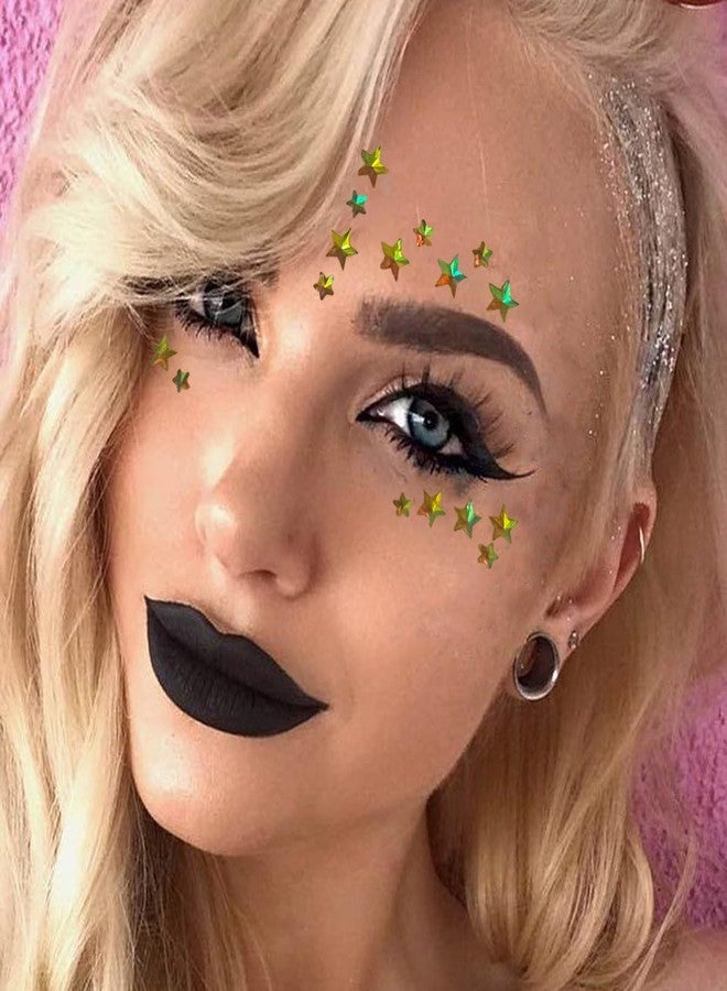WUIOS Stars Face Gems Jewels Rhinestones for 4th of July Independence Day Tattoos - Image 4