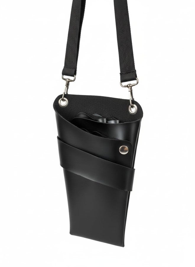 UD Professional Salon Barber Hairdressing Scissor Pouch, Salon Tools Holster Utility Pouch, Black, PU Leather 1PC (SKU: SP501) - Image 5