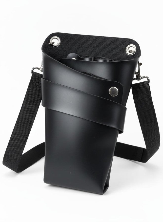 UD Professional Salon Barber Hairdressing Scissor Pouch, Salon Tools Holster Utility Pouch, Black, PU Leather 1PC (SKU: SP501) - Image 1