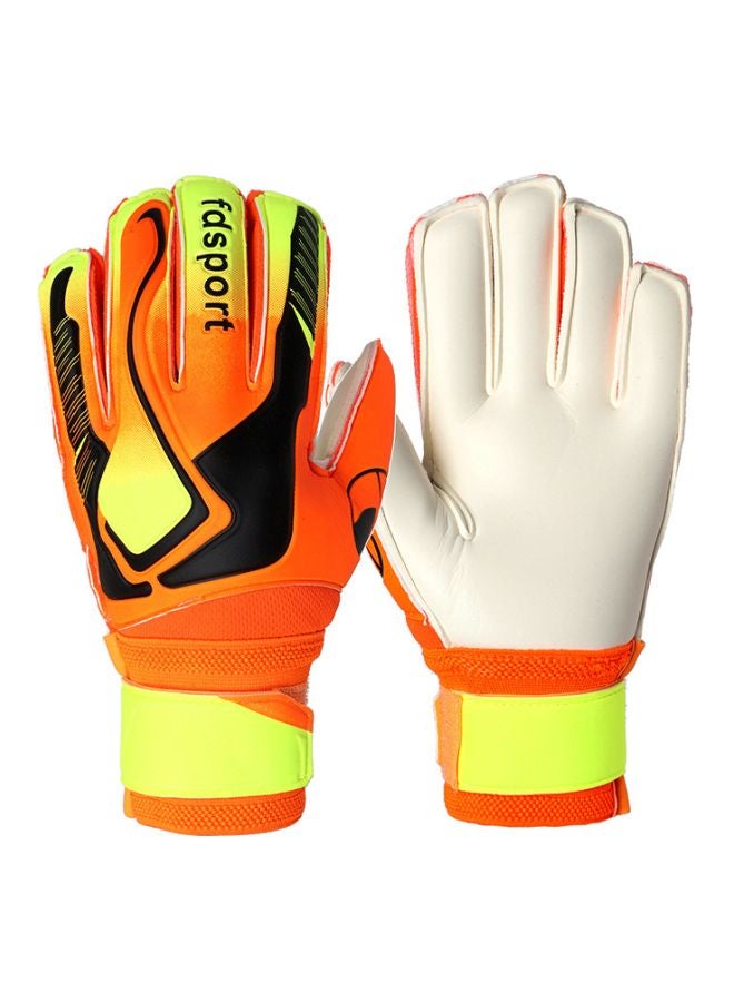 Goalie Gloves,  Anti-Slip Latex Soccer Goalkeeper Gloves, Flexible, Breathable,Confortable,Offers Extreme Strong Control and Grip with Finger Protection High Performance Pro-Level Goalie Gloves