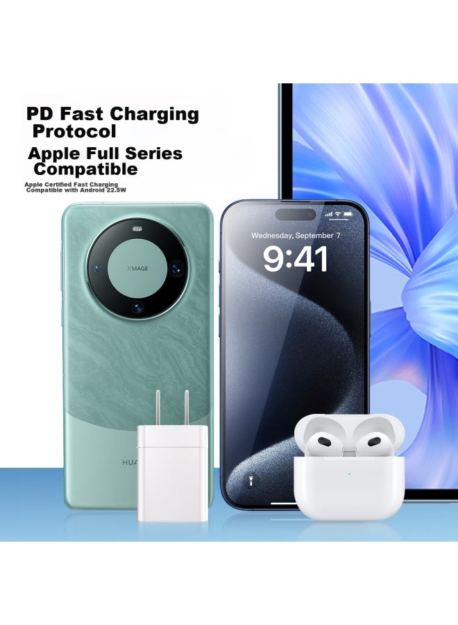JD.com Jd Jingzao 35w Dual-port Fast Charger, Iphone Charger, Gan Fast Charging Set, Charging Head With 60w Data Cable, Suitable For Apple 16, Huawei, Xiaomi Phones And Tablets - Image 4