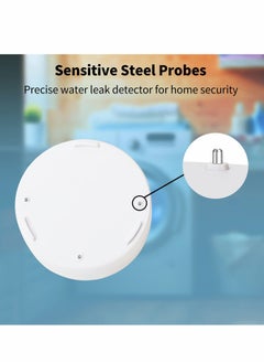 Y&D 2 Pack Water Leak Detector, 100dB Wireless Sensor Alarm for Basements, Bathrooms, Laundry Rooms, Kitchens, Garages, and Attics, Battery-Operated (Battery Included)  - Image 5