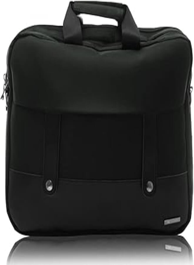 L'avvento L'avvento (bg633) double business laptop shoulder bag fits up to 15.6 - black