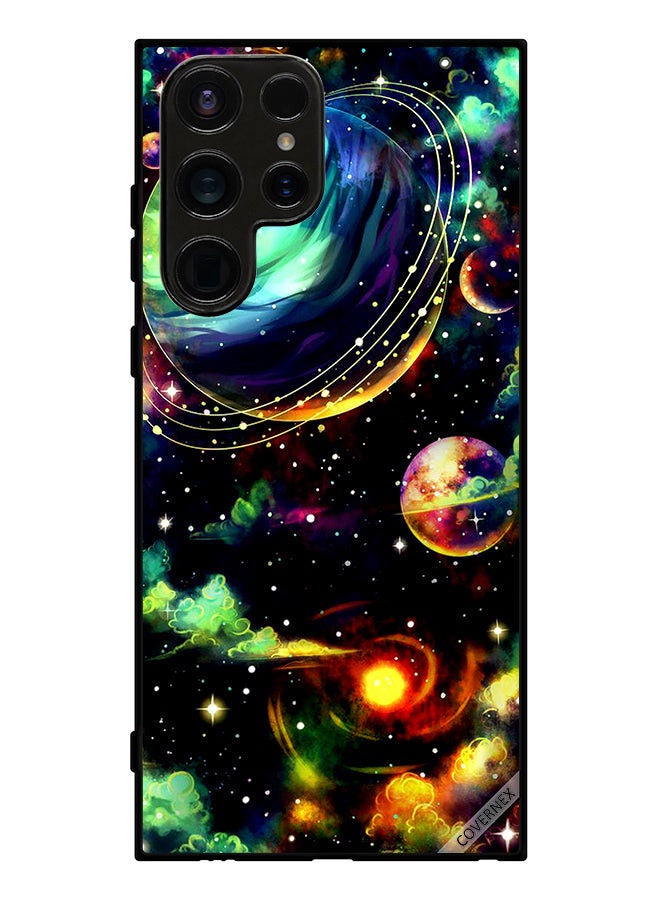 Covernex Protective Case Cover For Samsung Galaxy S23 Ultra Plants Saturn - Image 1
