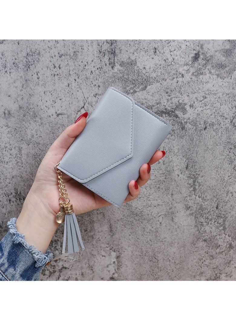 عام محفظة النساء قصيرة بو فتحة بطاقة محفظة صغيرة صغيرة حقيبة صغيرة عملة الأزياء