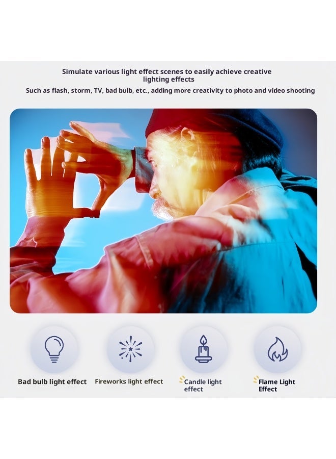 فلاشهوك مصباح فيديو احترافي COB بقوة 200 واط مع عاكس قياسي وجهاز تحكم عن بعد، هيكل معدني، تعتيم 3200-5600 كلفن، 78000 لوكس، للبث المباشر/التصوير الفوتوغرافي - Image 3