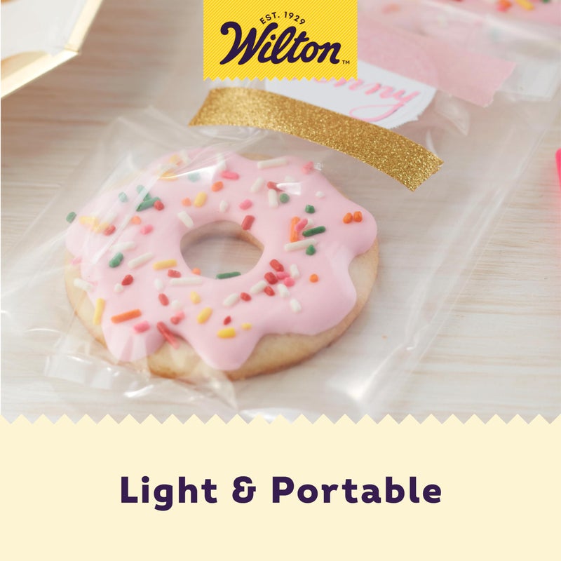 Wilton Clear Treat Party Bags, 4 x 9.5 in., 50 Pack - Image 3