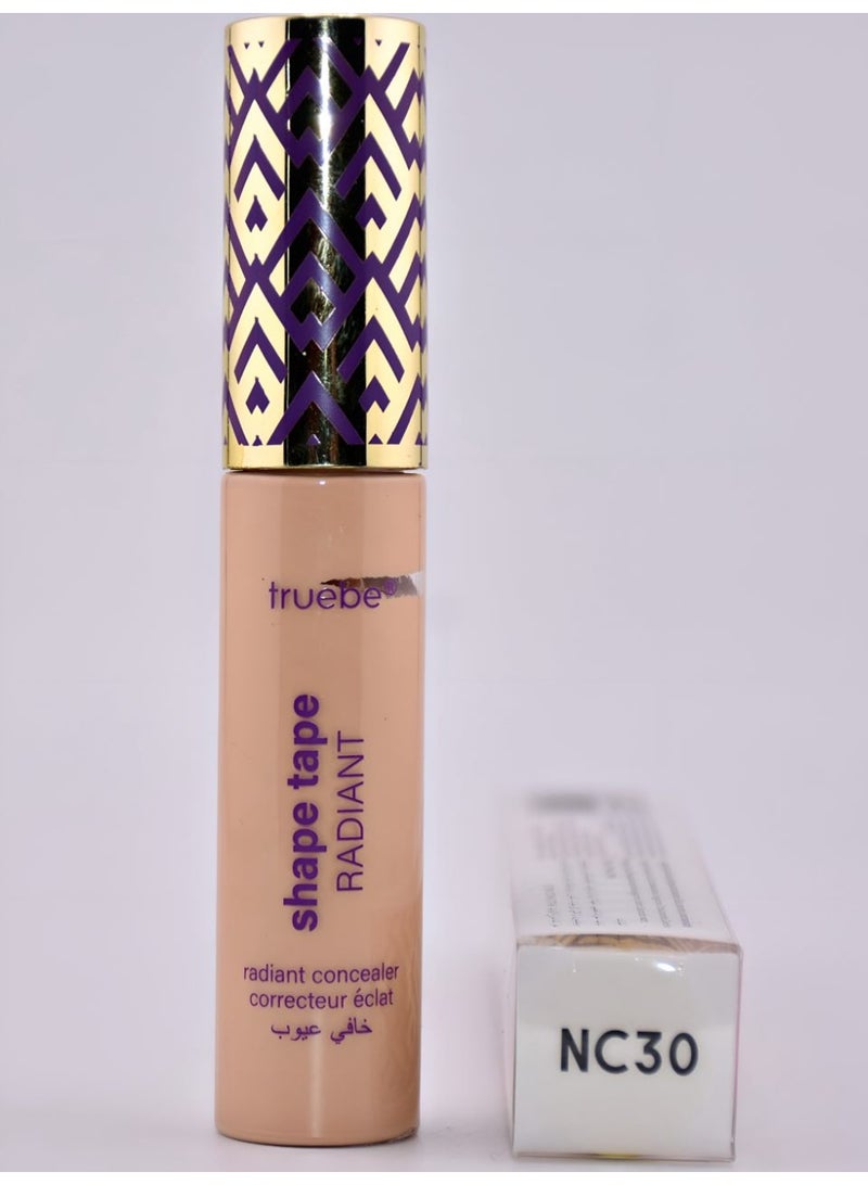 Truebe Shape Tape Radiant Concealer NC30 – 17ml - Image 5