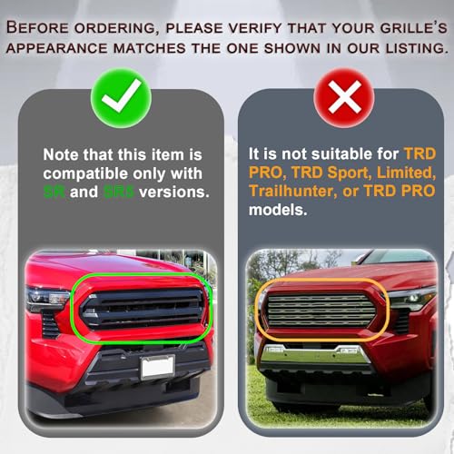 GEEGEETOP LED Front Wheel Arches Side Marker Light Sequential Turn Signal Lamp Fit for Toyota Tacoma 2024 2025 2026,Replacement Front Fender Flares OEM Trim Upgrade DRL Kit(Only Fit SR SR 5 Model) - Image 2