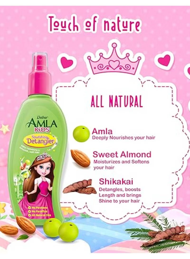 Dabur Amla Nourishing Kids Detangler-200 Ml - Image 5