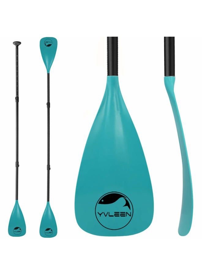 YVLEEN SUP Paddle Board Paddle，Stand up Paddleboard Paddles Adjustable Aluminum 4-Piece Floating Kayak Paddle，Convertible Paddle - Image 1
