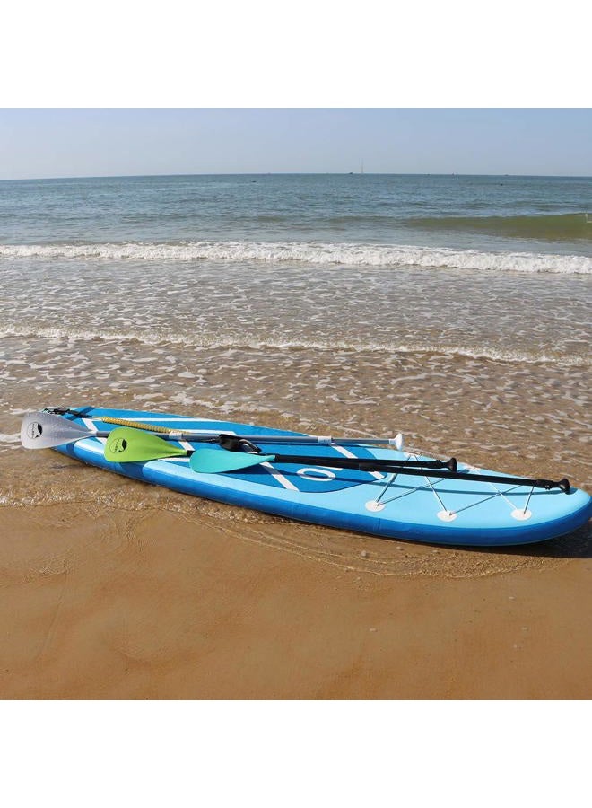 YVLEEN SUP Paddle Board Paddle，Stand up Paddleboard Paddles Adjustable Aluminum 4-Piece Floating Kayak Paddle，Convertible Paddle - Image 4