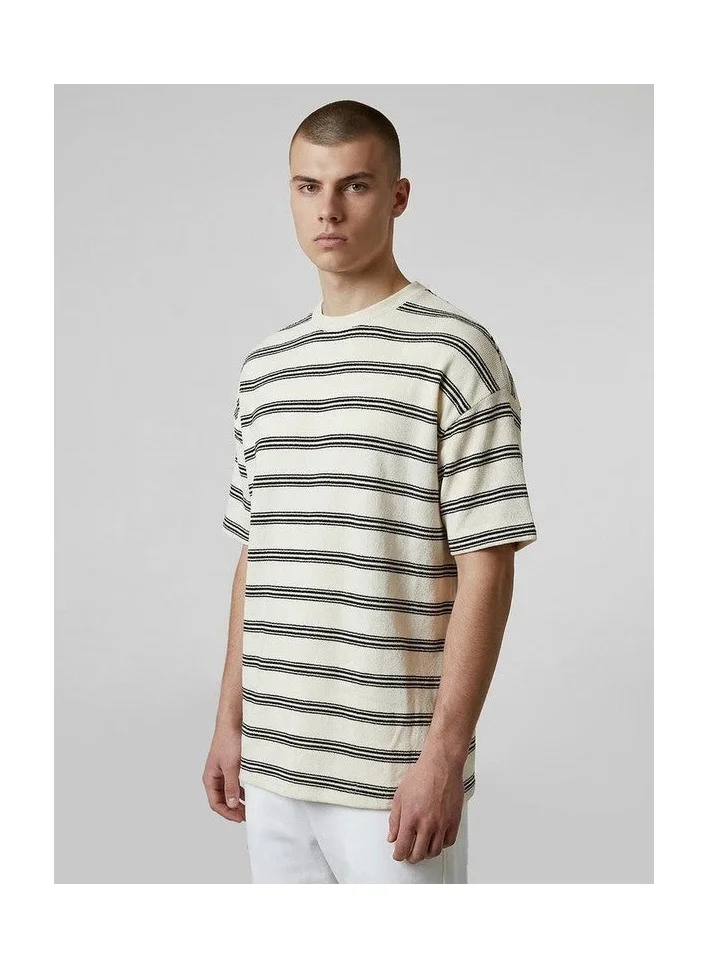 Marrakech Oversized Striped Terry Towelling T-Shirt
