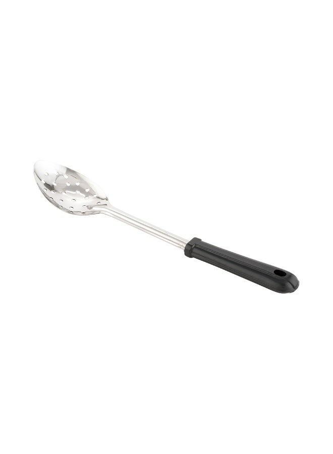 Restaurantware 13 Inch x 2.75 Inch Serving Spoon, 1 Perforated Catering Spoon - Polished Finish, Dishwashable, Stainless Steel Buffet Spoon, Serving Utensil For Parties, Catering, Banquets, Home - Image 1