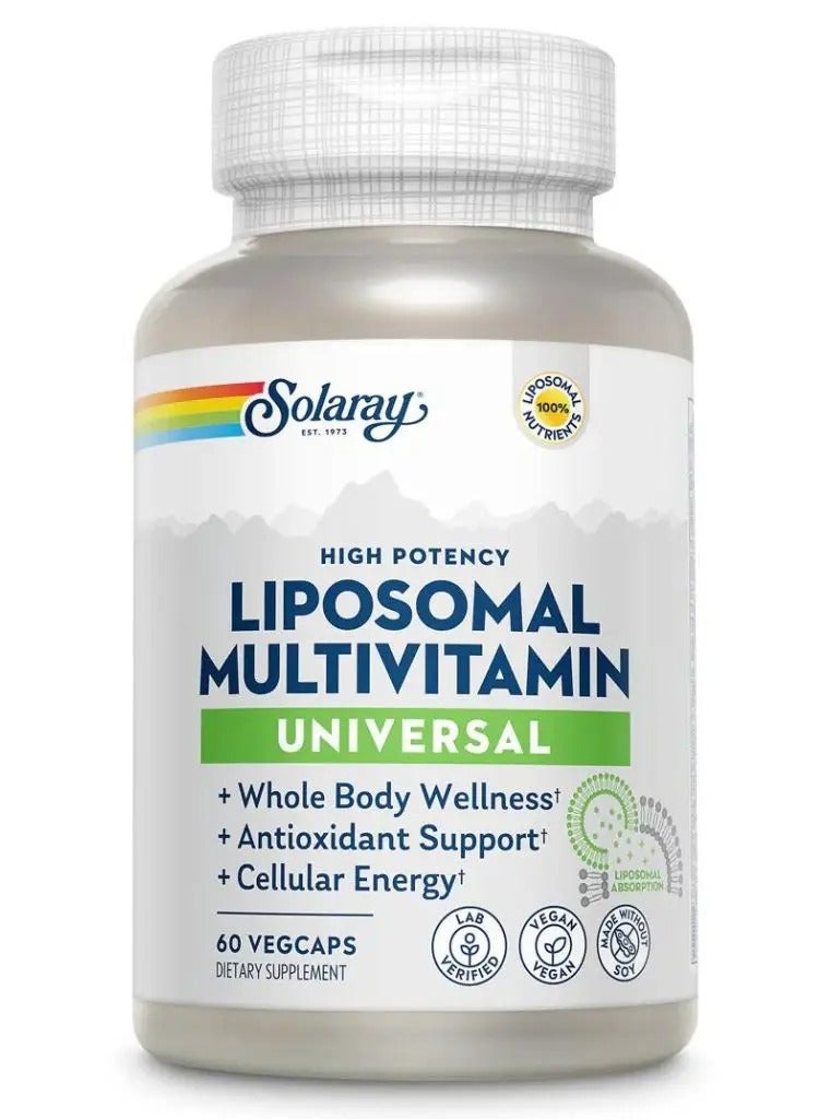فيتامينات ليبوسومية متعددة الفعالية، تدعم مضادات الأكسدة العالمية، 60 مكملاً غذائيًا نباتيًا