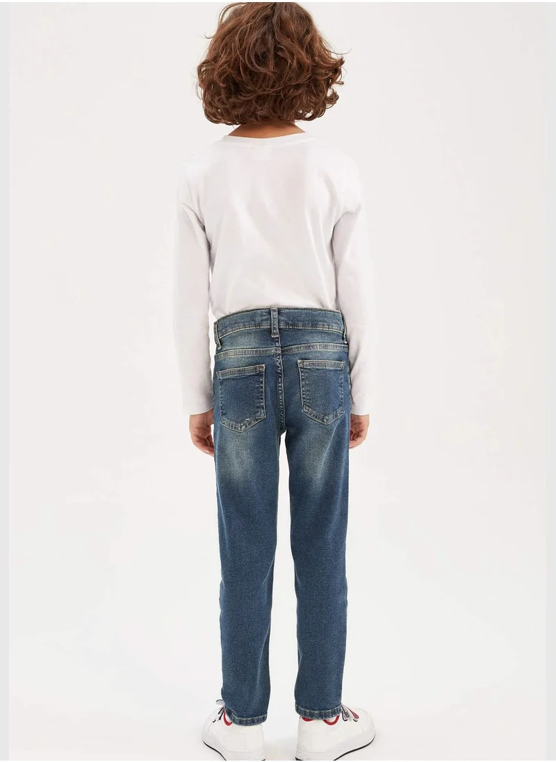 DeFacto Boy Slim Fit Denim Trousers
