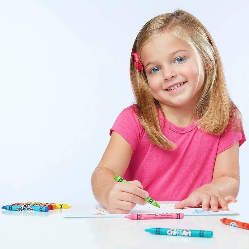 CrazArt Washable Classic Crayons, Assorted Colors, Pack Of 48 Crayons - Image 5