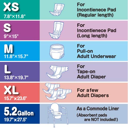 BOS Amazing Odor Sealing Disposable Bags for Diapers, Ostomy Bags, Pet Waste or any Sanitary Product Disposal -Durable and Unscented [Size:L, Color:White] (60 count, Pack of 1) - Image 4
