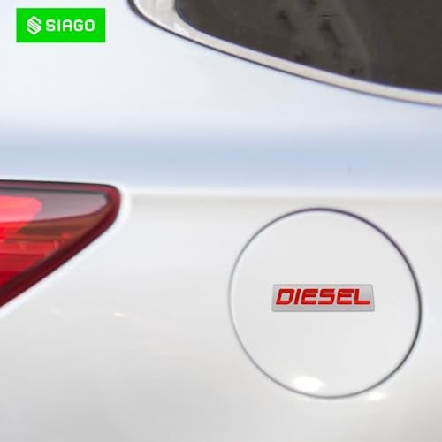 SIAGO SIA220 Premium Diesel Metal Car Sticker - Durable & Stylish Auto Emblem for Vehicles - Customizable Designs - Easy Installation - Weather-Resistant & Long-Lasting - Image 2