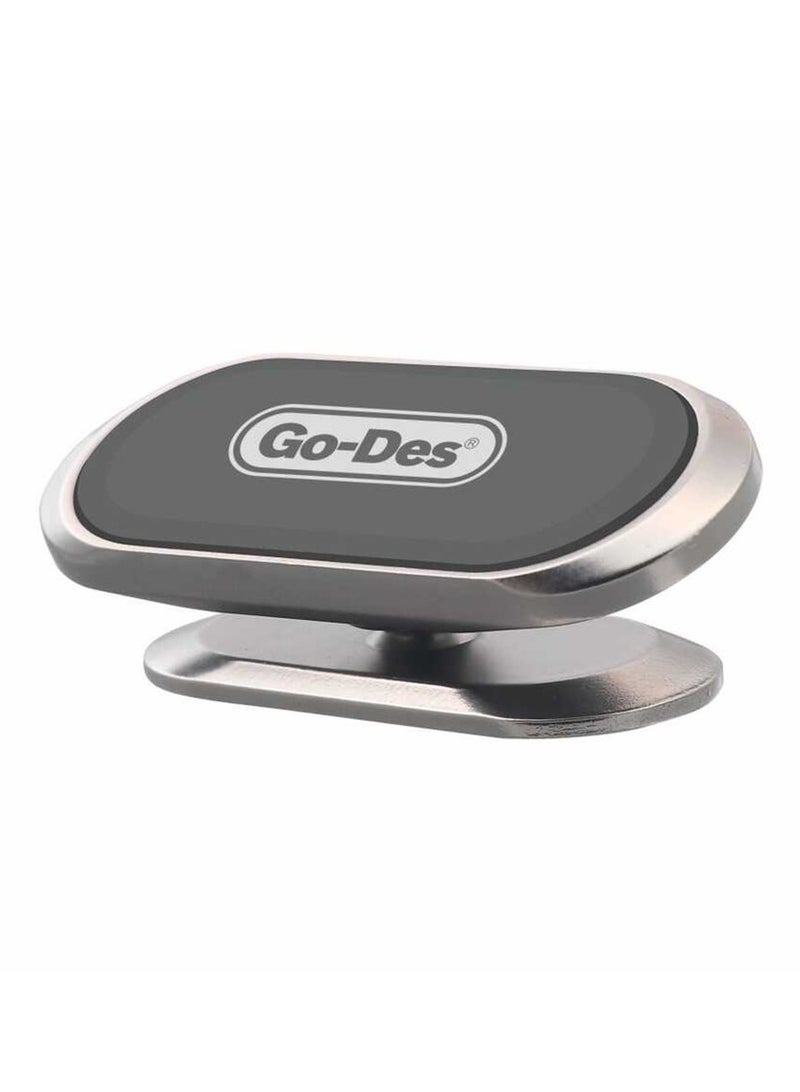 GO-DES 360 Degree Adjustable Magnetic Universal Phone Holder Dashboard Mount Magnetic Phone Holder For Car Dashboard 360 Rotation Hands Free Car Phone Holder Mount - Image 2