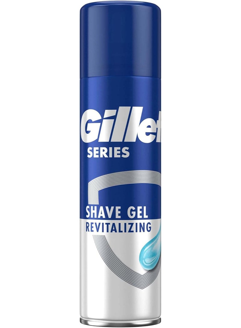 معجون الحلاقة من سلسلة جل جيليت، سعة 200 مل، يستخدم للتنشيط - Image 1