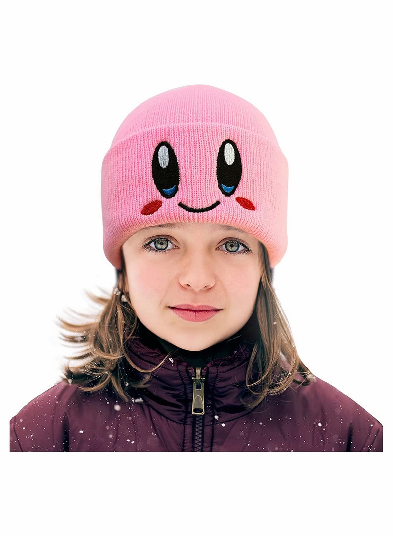 lovely Daily Beanie Anime Knit Hats Kawaii Slouchy Warm Cap Soft Headwear Winter Knitted Hedging Cap for Women Men - Image 1