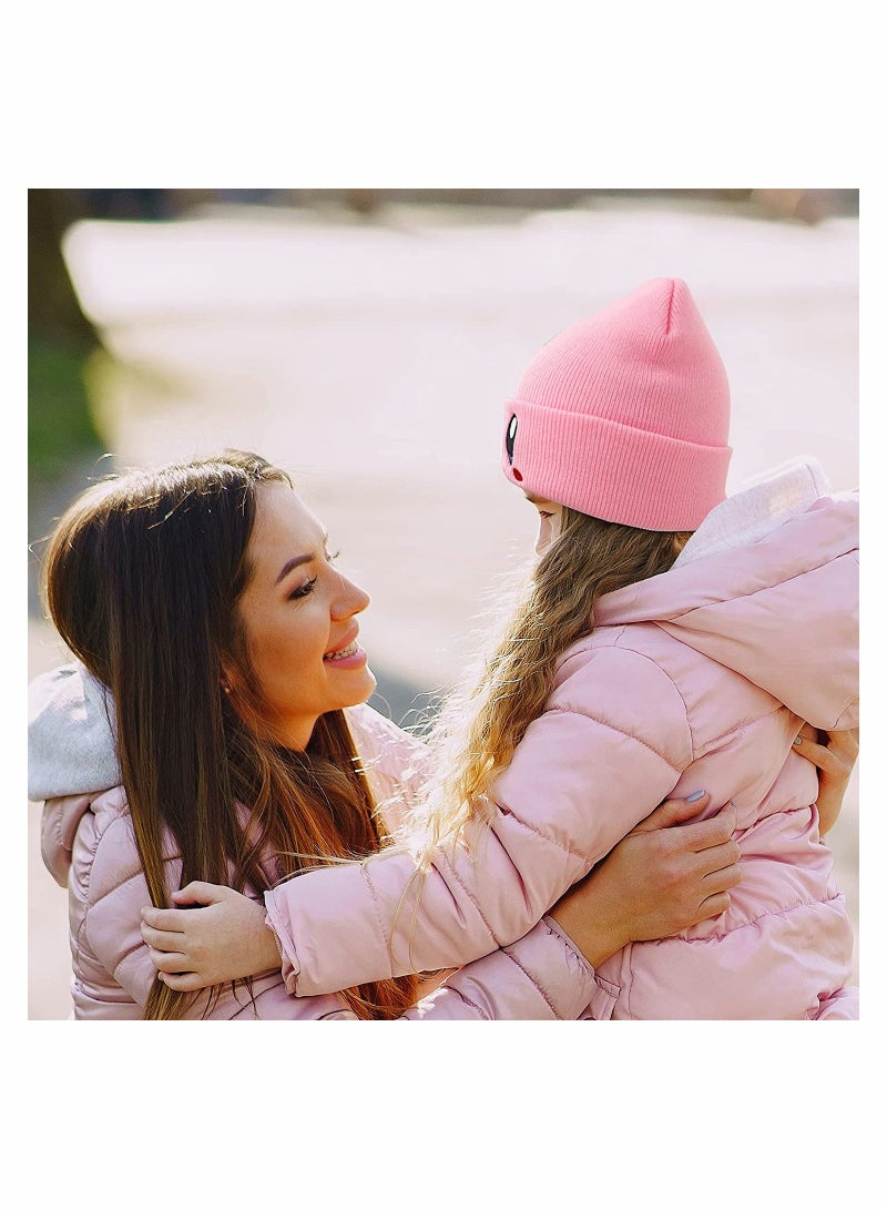 lovely Daily Beanie Anime Knit Hats Kawaii Slouchy Warm Cap Soft Headwear Winter Knitted Hedging Cap for Women Men - Image 3