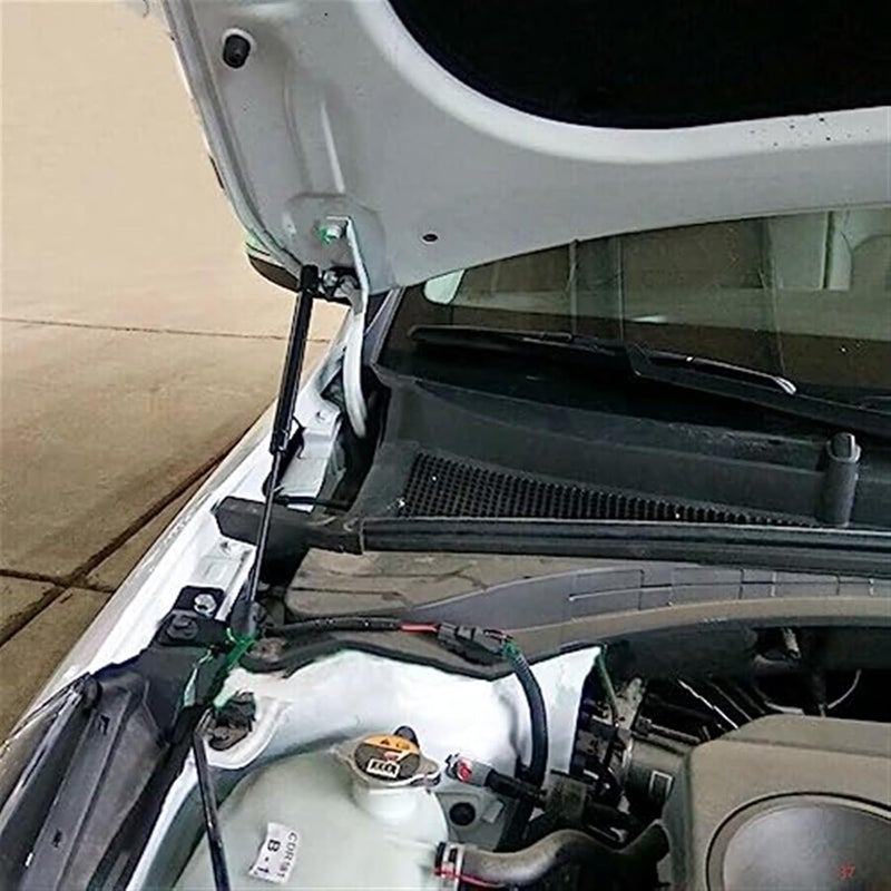 DEMULAX Red Carbon Fiber Hood Struts for Kia Ceed 2018-2023 - Image 4